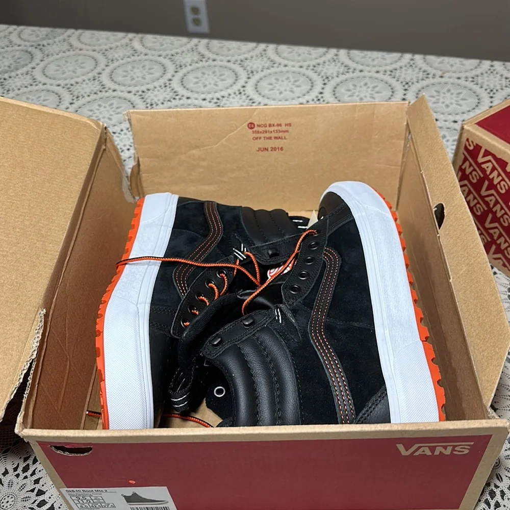 Vans Sk8 Hi boot Mte 2 black spicy orange - Picture 11 of 12